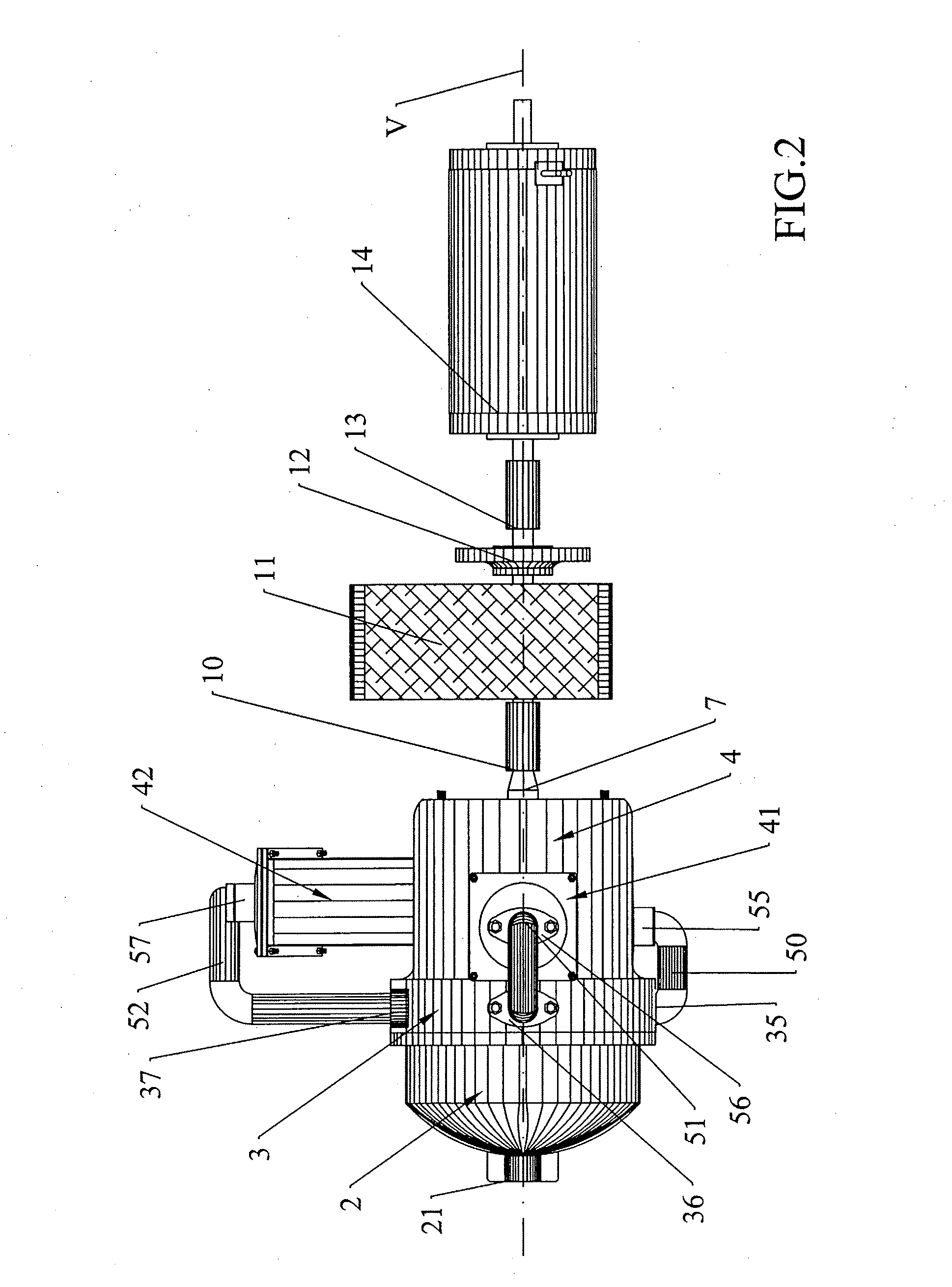 Volumetric hydraulic machine for pressurized water supply