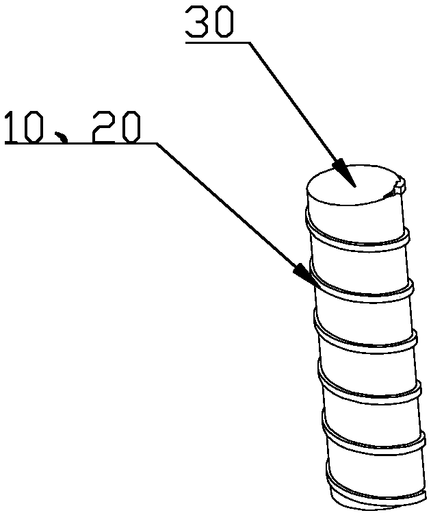 Manufacturing method of three-dimensional woven composite material hollow spiral spring