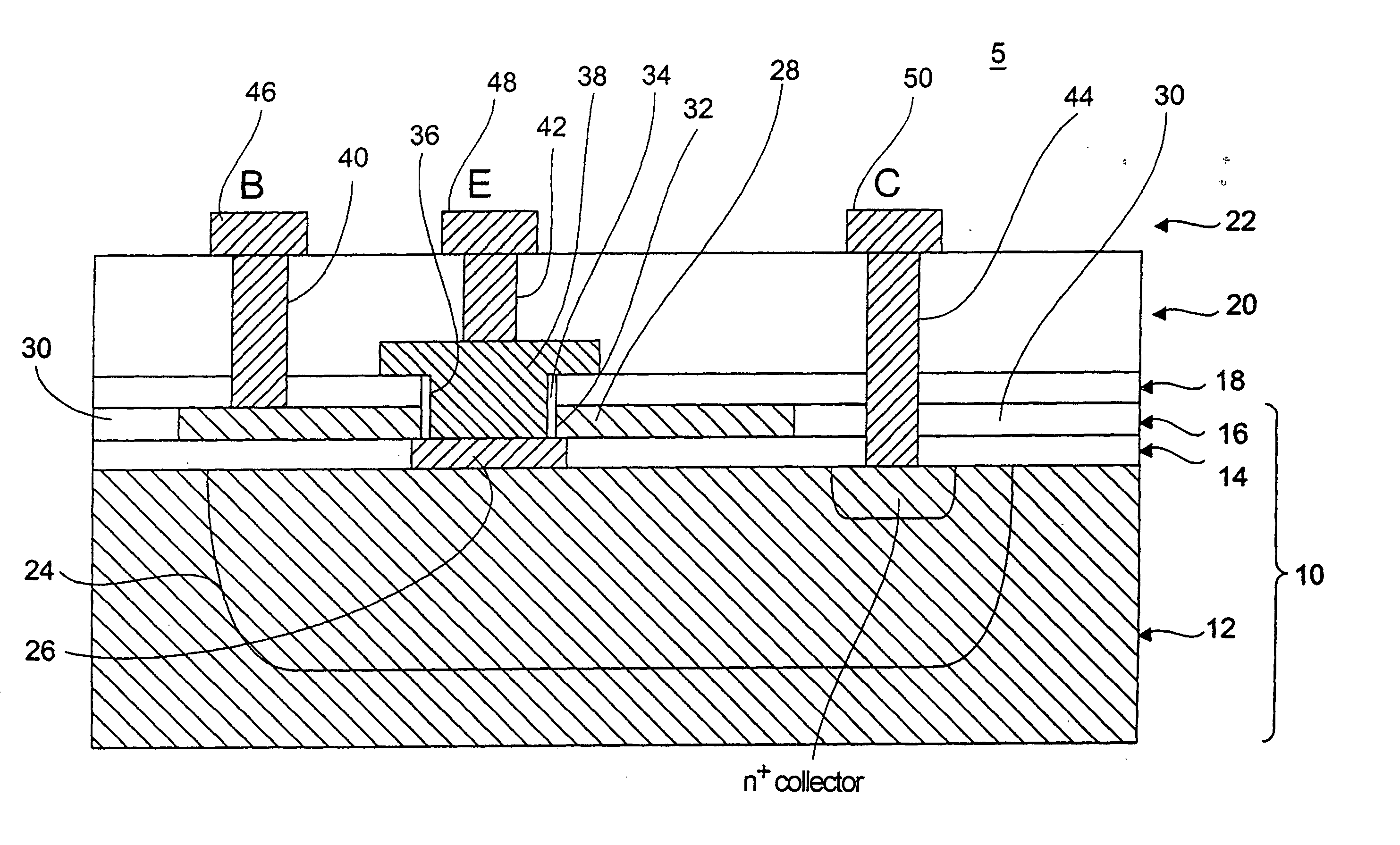 Bipolar transistor and method for producing the same