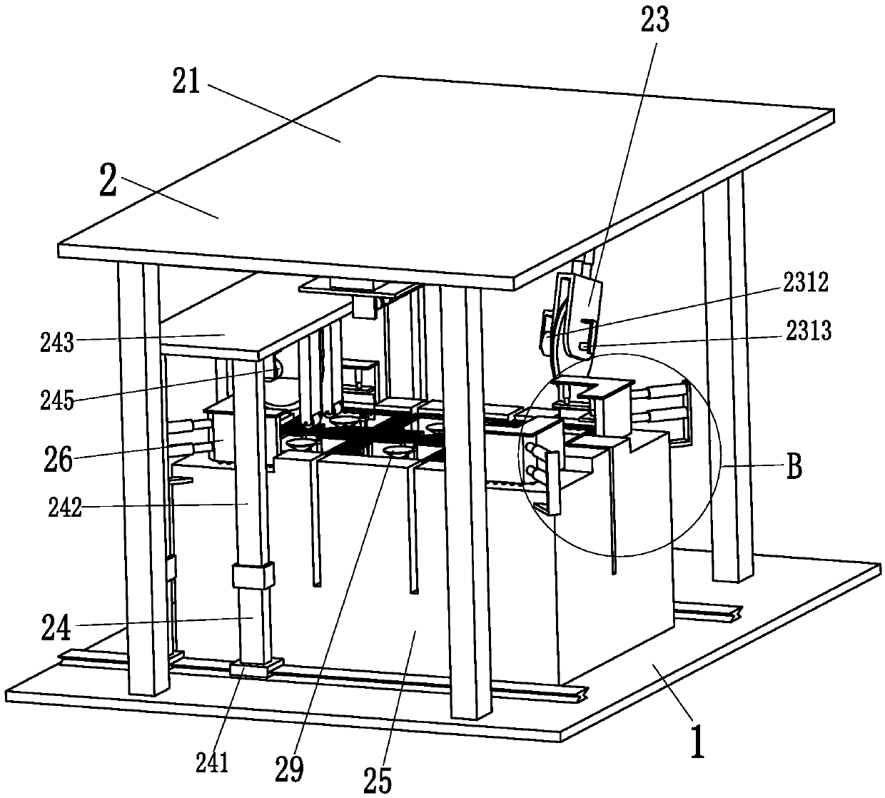 Polysilicon solar cell panel processing device capable of cutting and polishing operation and frame installation