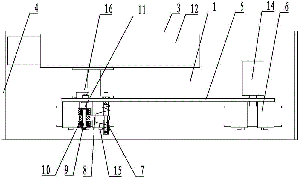 Filter paper translation device of beta-ray-method atmospheric particulate monitor