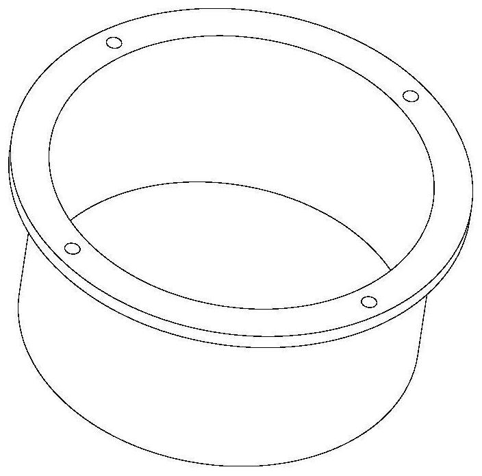 A machine for taking parts after casting and forming a large compressor cylinder