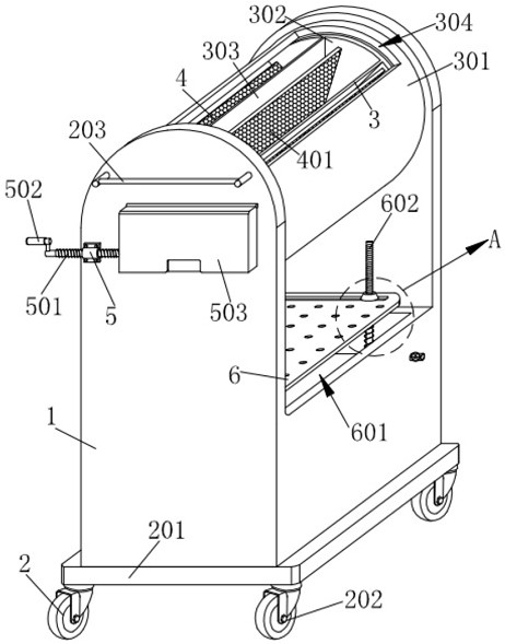 Accessory storage device for motorcycle production workshop