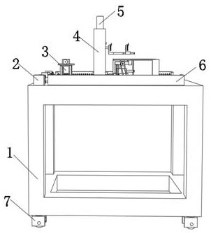 Pipe cutting and polishing device for building engineering guardrail