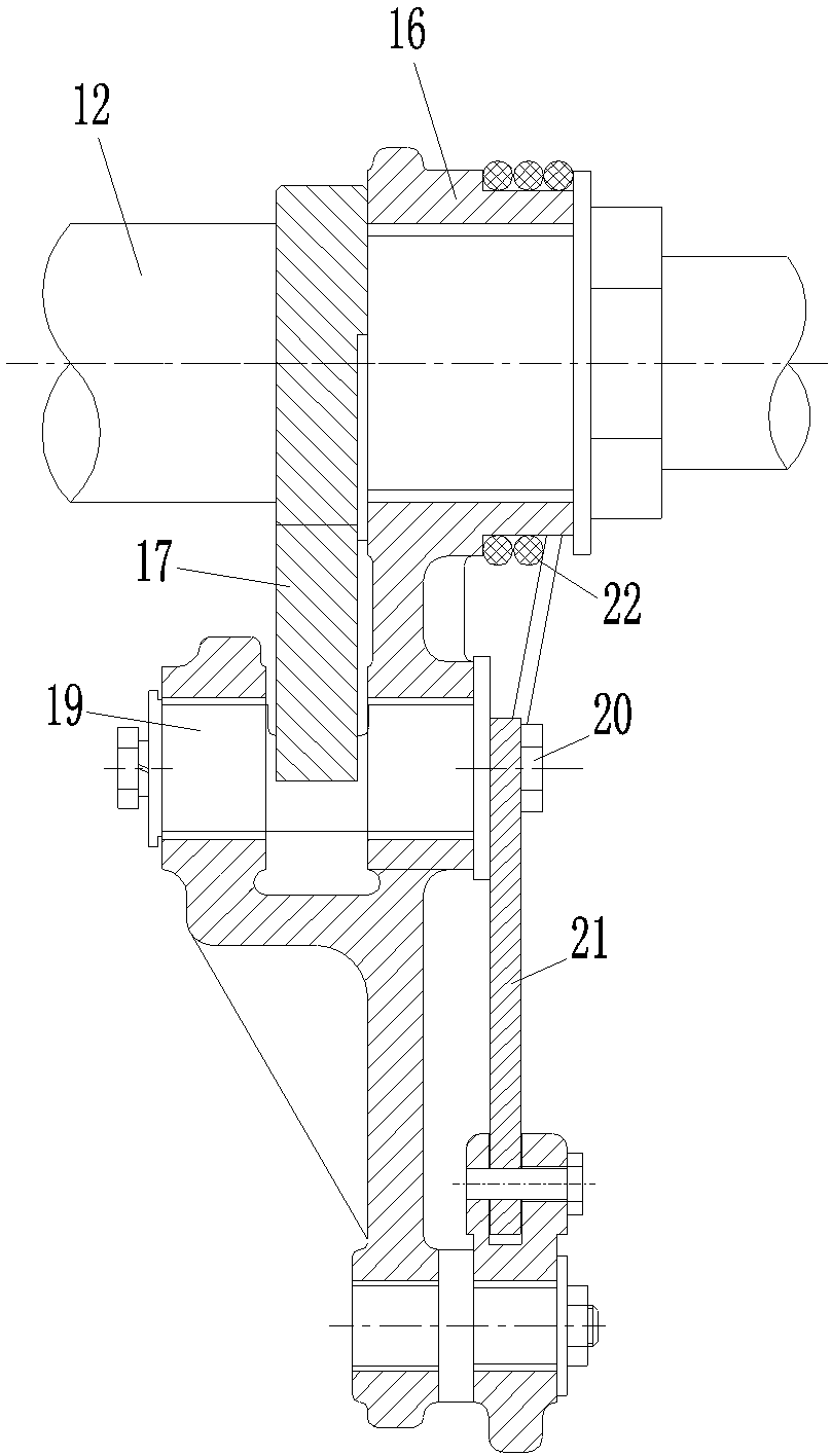 Breaker closing resistor tripping mechanism and breaker using same