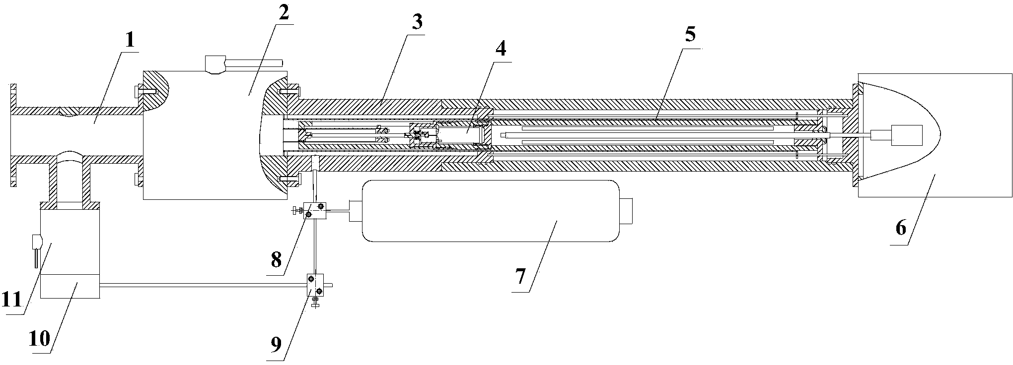 Multi-time pressure maintaining transfer equipment for deep-sea sediments