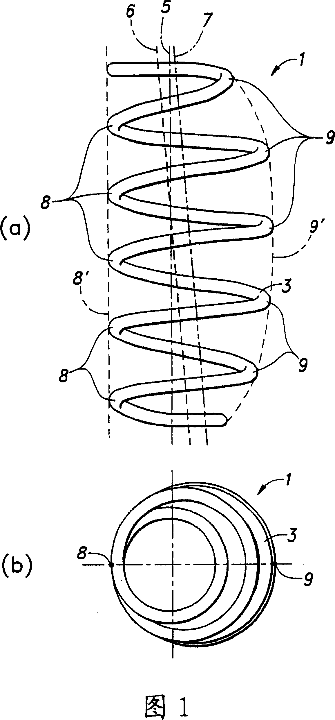 Helical spring and suspension gear