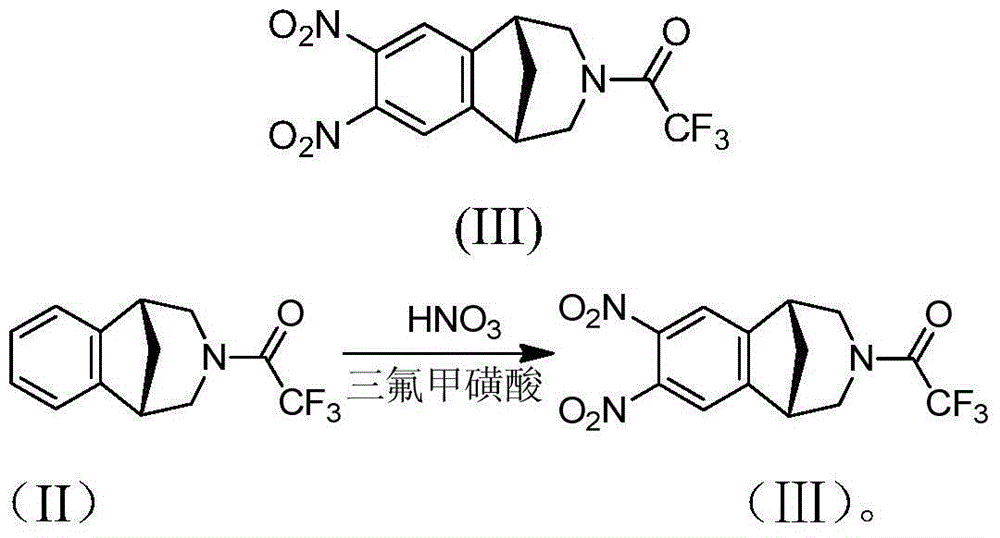 Preparation method of varenicline intermediate and nitroreduction impurity thereof