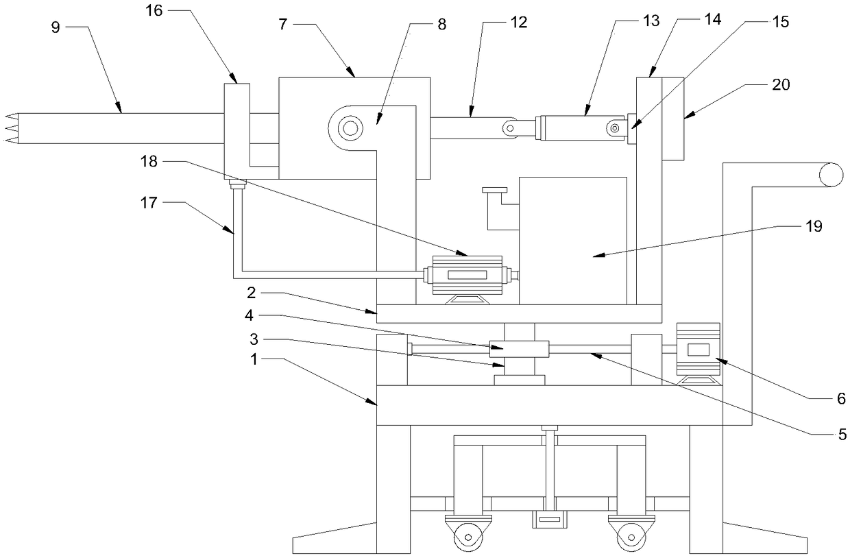 Intelligent rock drilling device for geological exploration