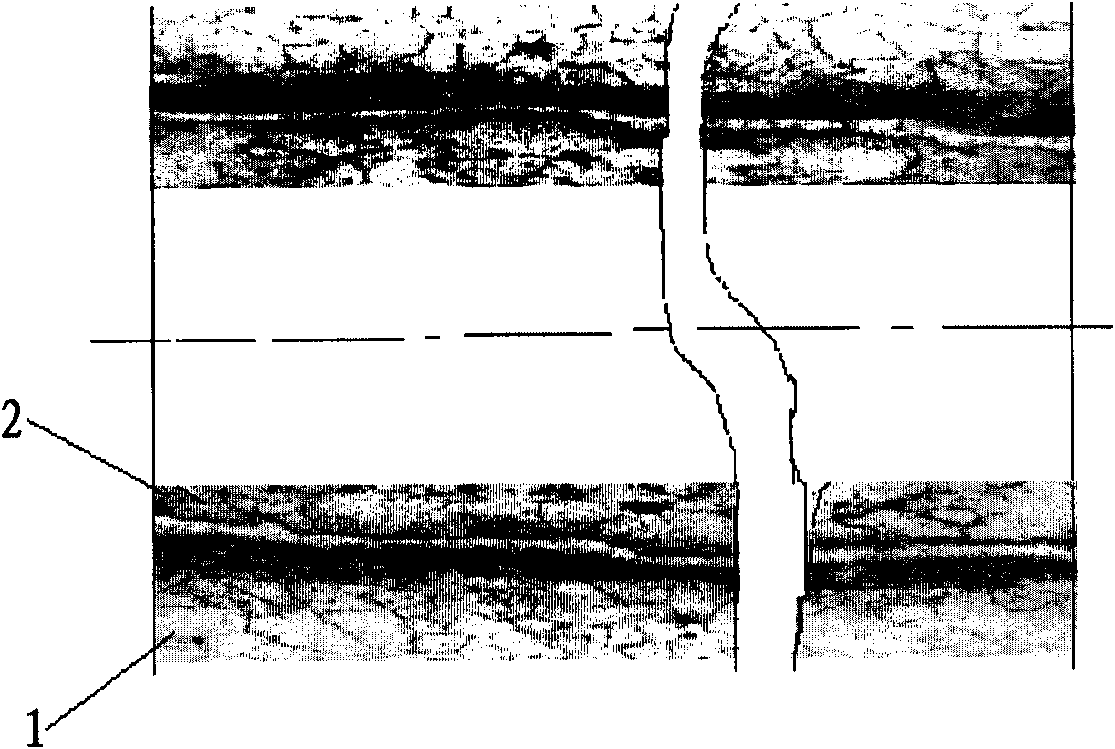 Composite overlaying method for bush and sleeve of rolls for hot dipping