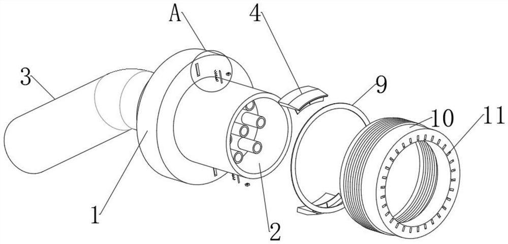 A new energy charging pile with anti-spontaneous combustion interface