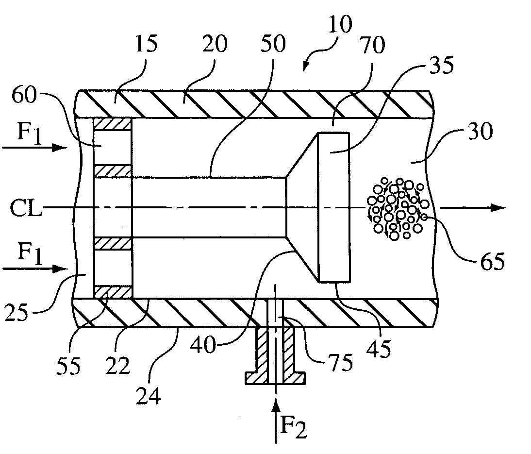 Hydrodynamic cavitation crystallization device and process