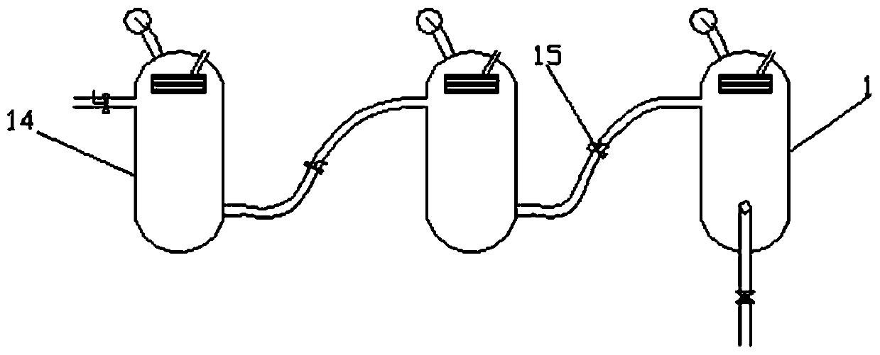 Pressurizing device for power generation of multi-stage water hammer pump