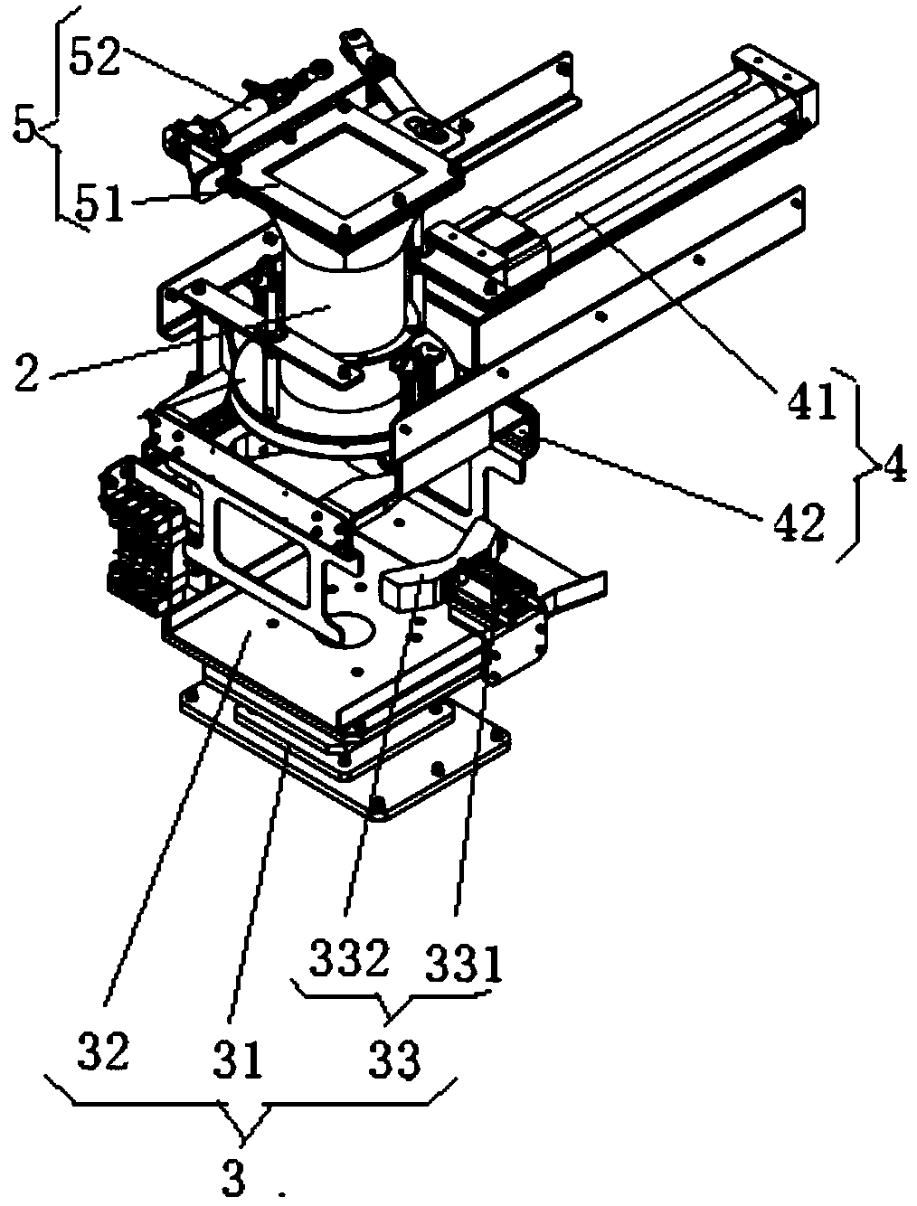 Automatic filling device for secondary coal samples