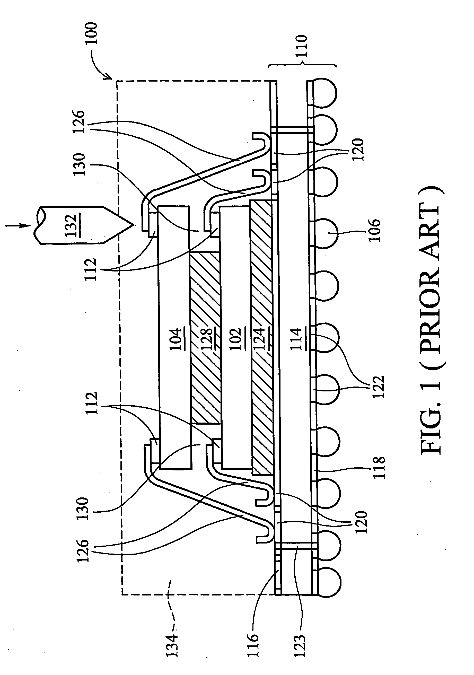 Overhang support for a stacked semiconductor device, and method of forming thereof