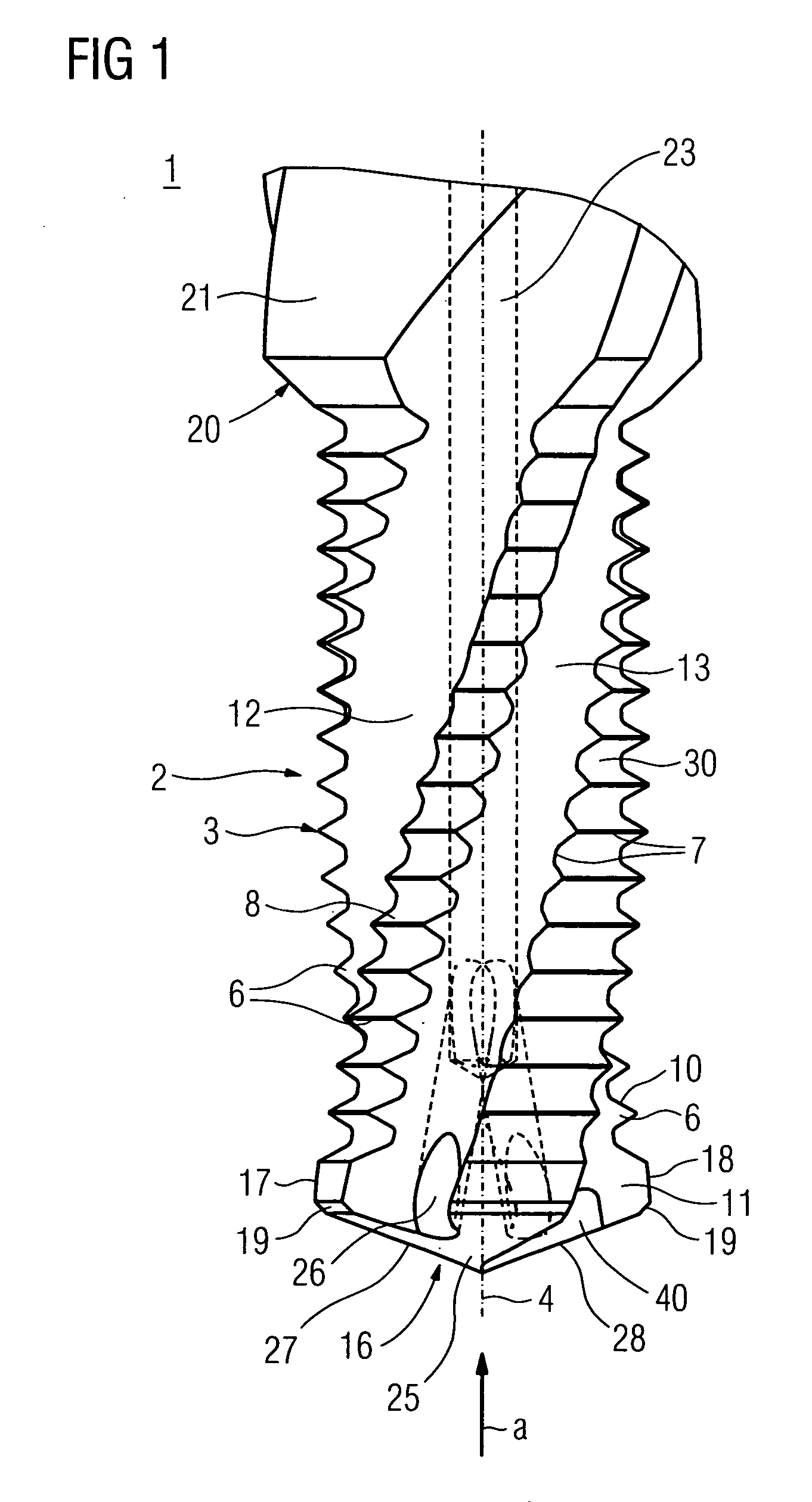 Drill thread milling cutter