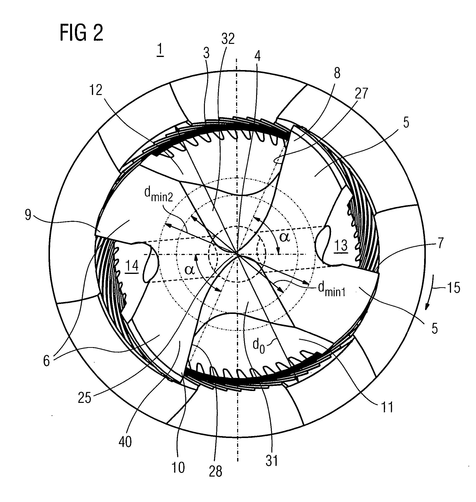 Drill thread milling cutter