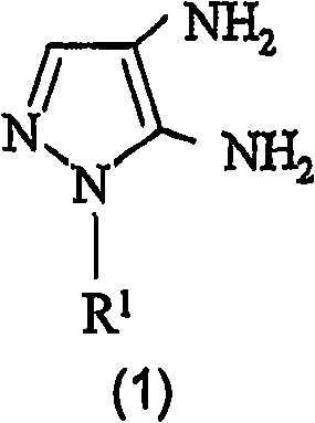 Preparation of 4,5-diamino-1-(substituted)-pyrazole and acid addition salts thereof