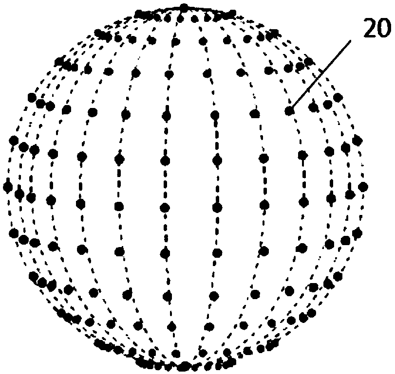 Antenna near-field test method and device