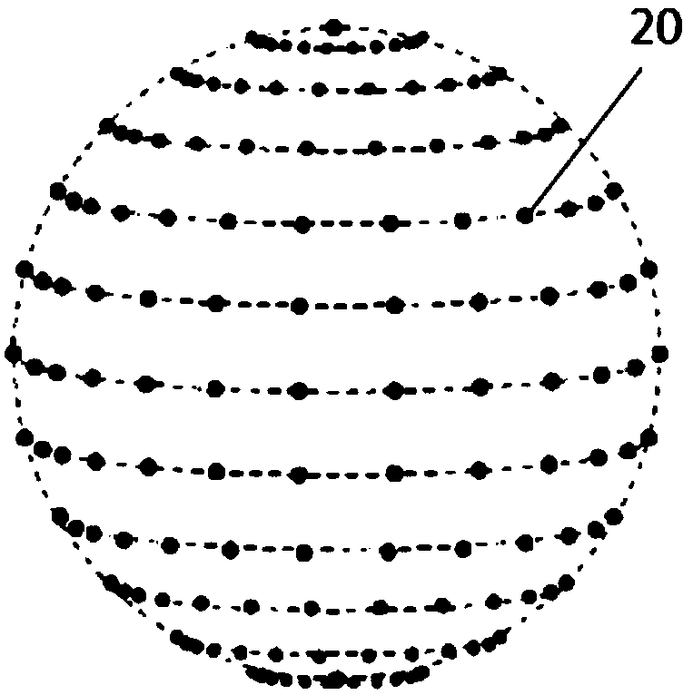 Antenna near-field test method and device