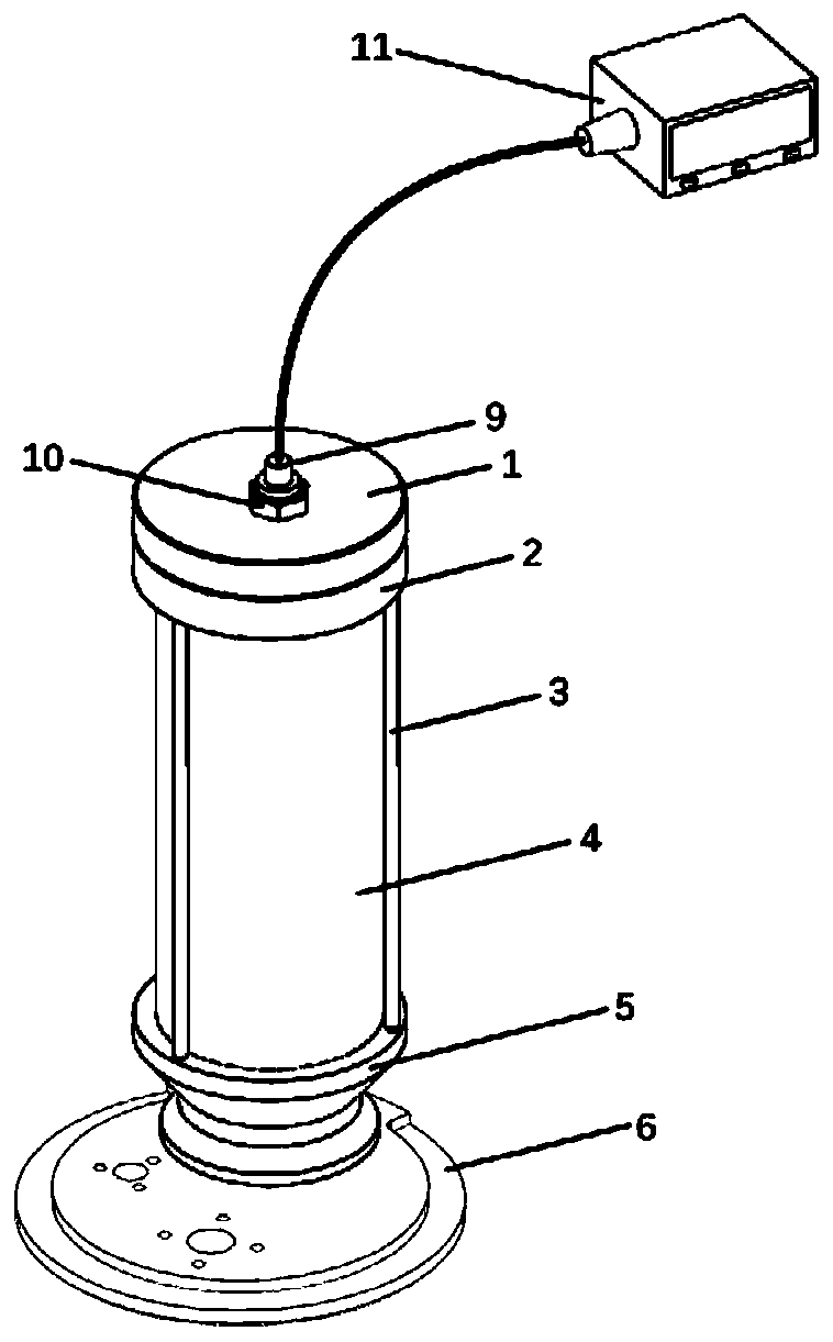 Intelligent powder barrel used for laser cladding powder feeder