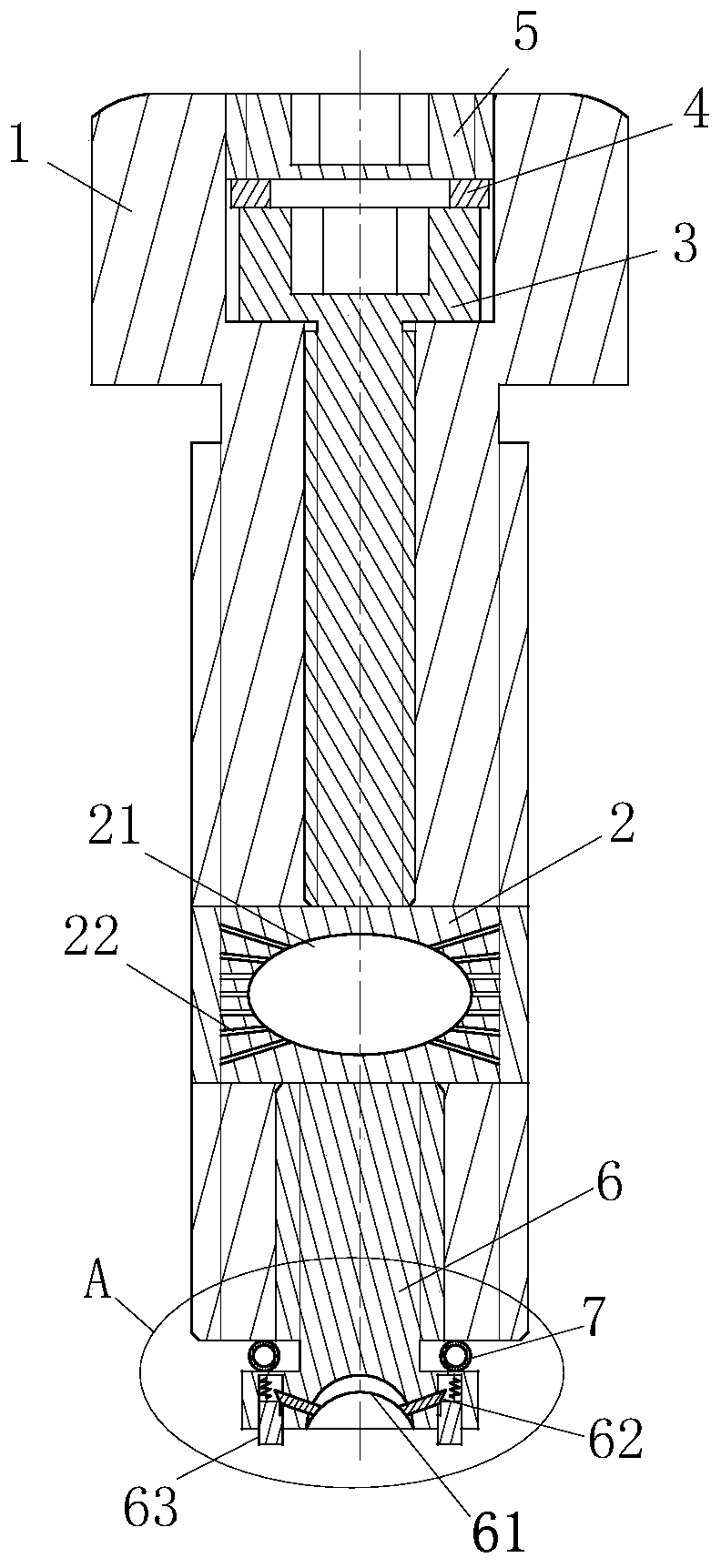 A self-locking bolt