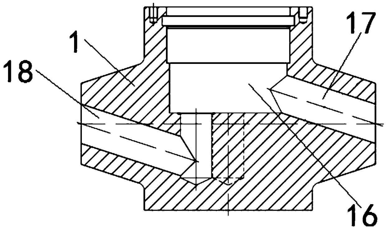 Disk type reversible stop valve