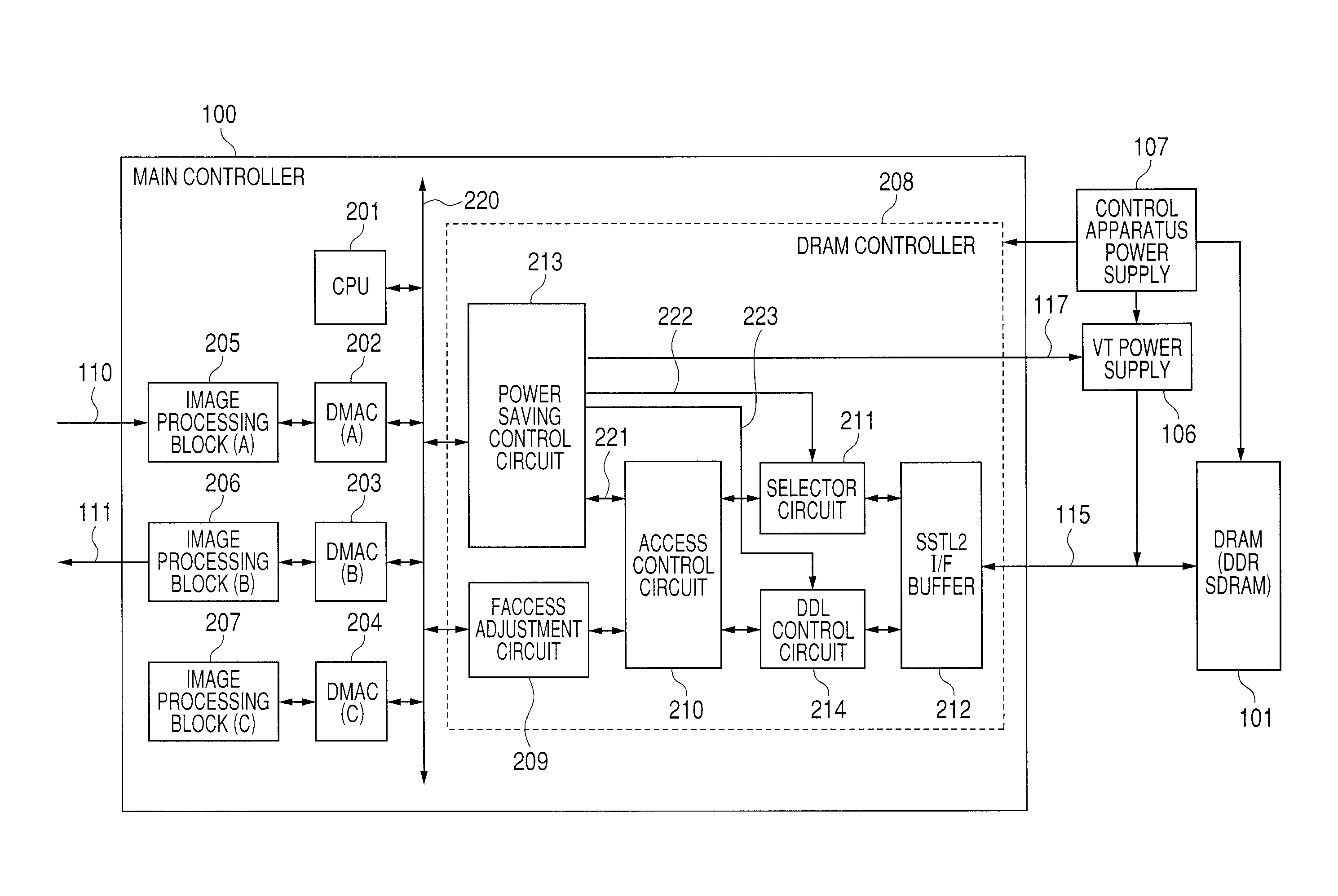 Data storage apparatus and control method of data storage apparatus