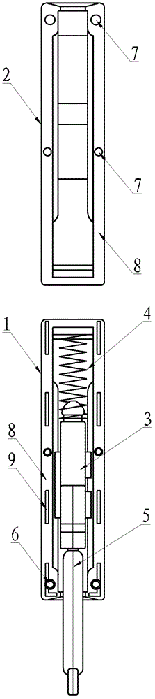 Split welding fixed disposable blood taking needle