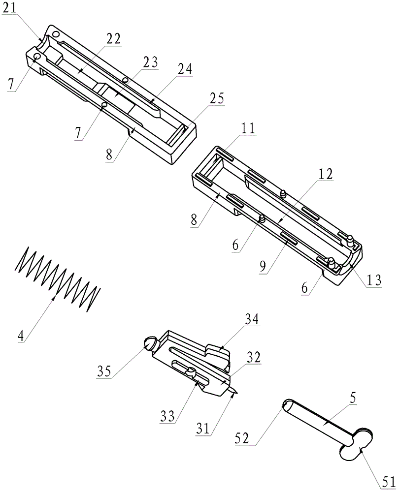 Split welding fixed disposable blood taking needle