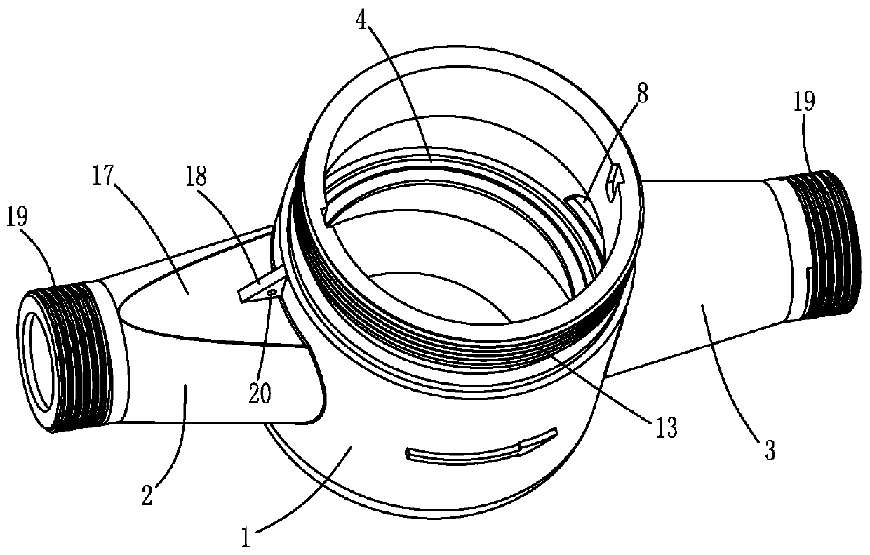 Water meter shell