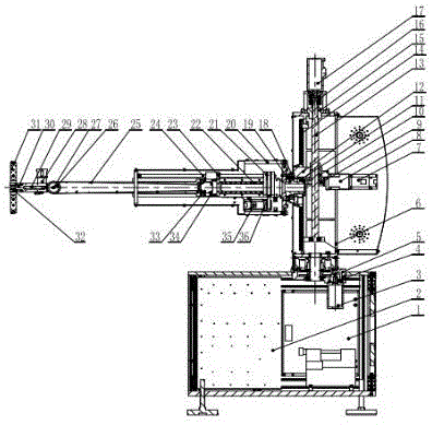 Six-axis intelligent carrying mechanical hand for stamping