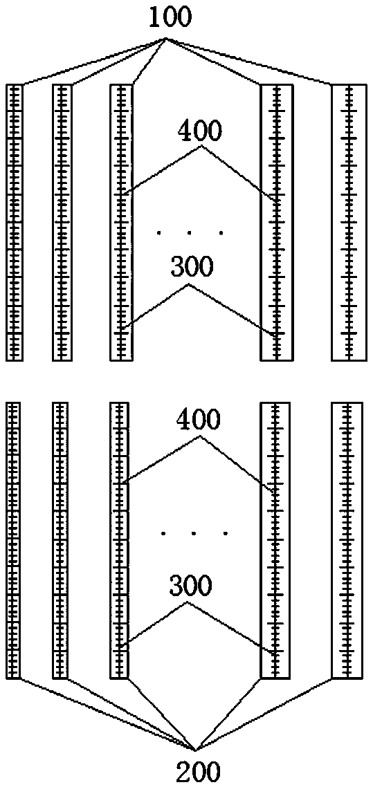 Steel wire pre-forming measuring rod and application method thereof