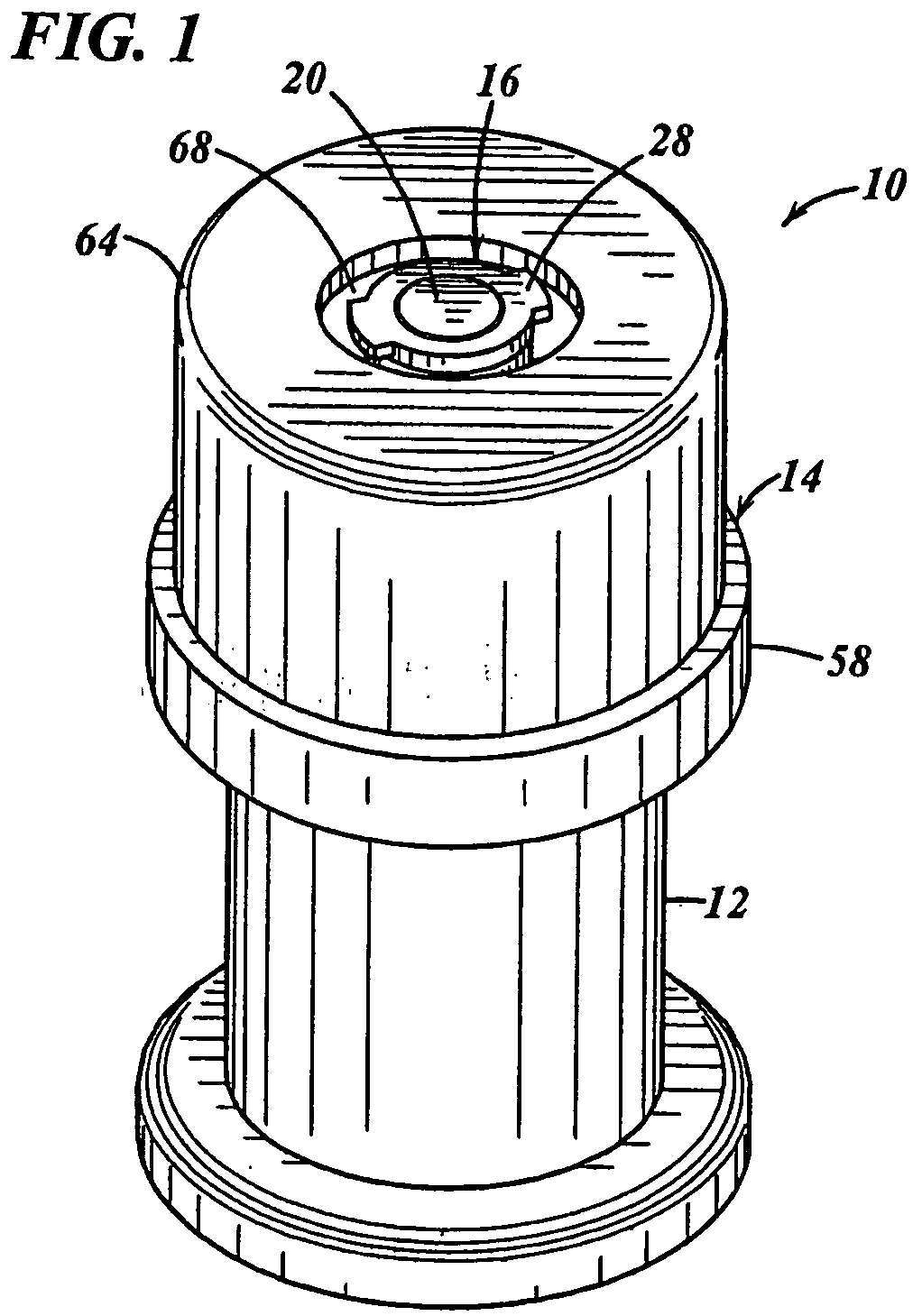 Container with valve assembly for filling and dispensing substances, and apparatus and method for filling