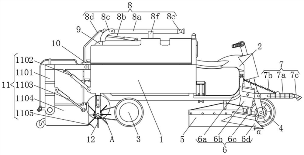 Multifunctional pavement cleaning vehicle