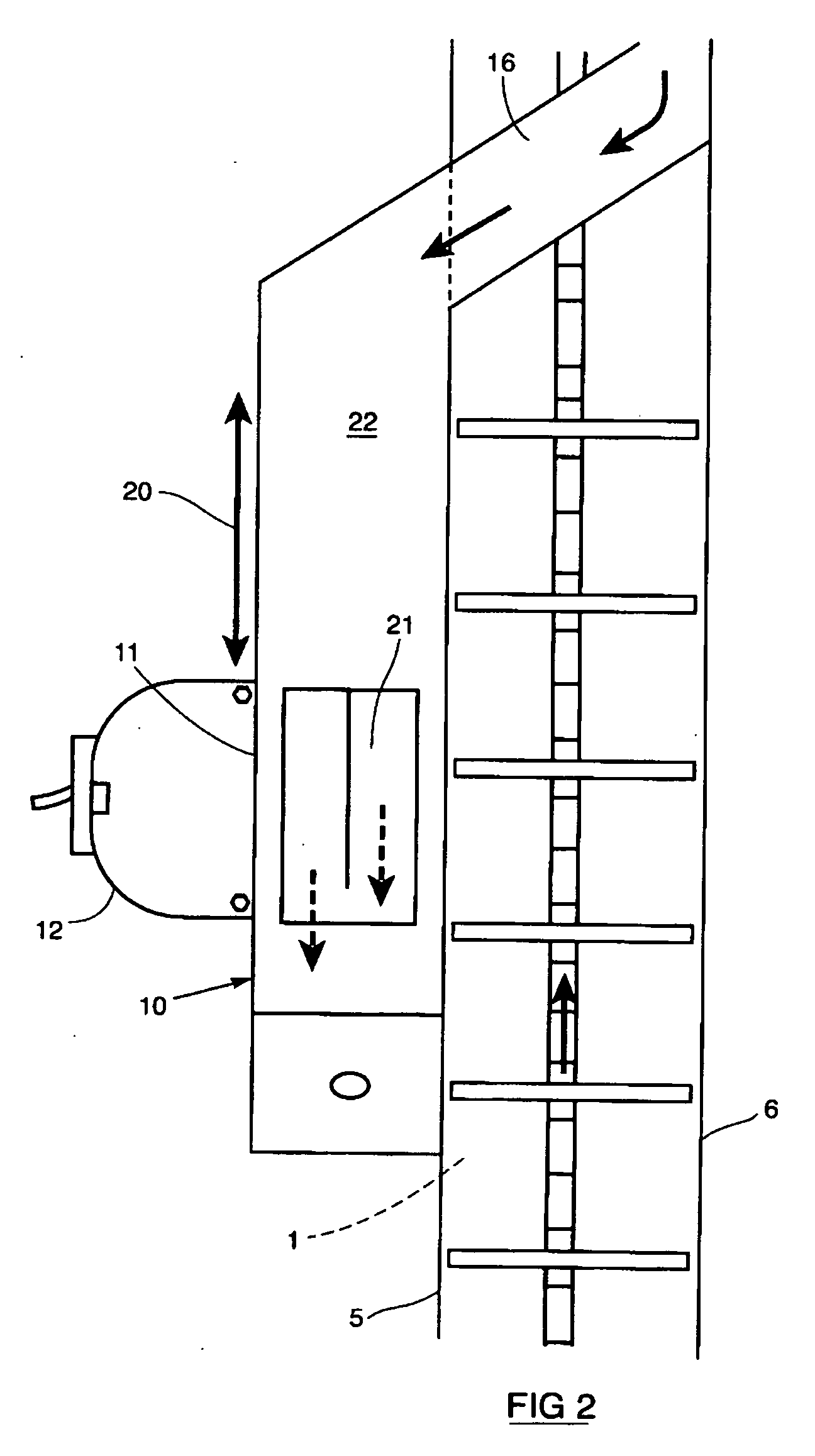 Apparatus for analysing composition of crops in a crop elevator