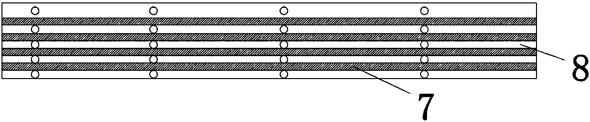 Long-row lamp and assembling method thereof