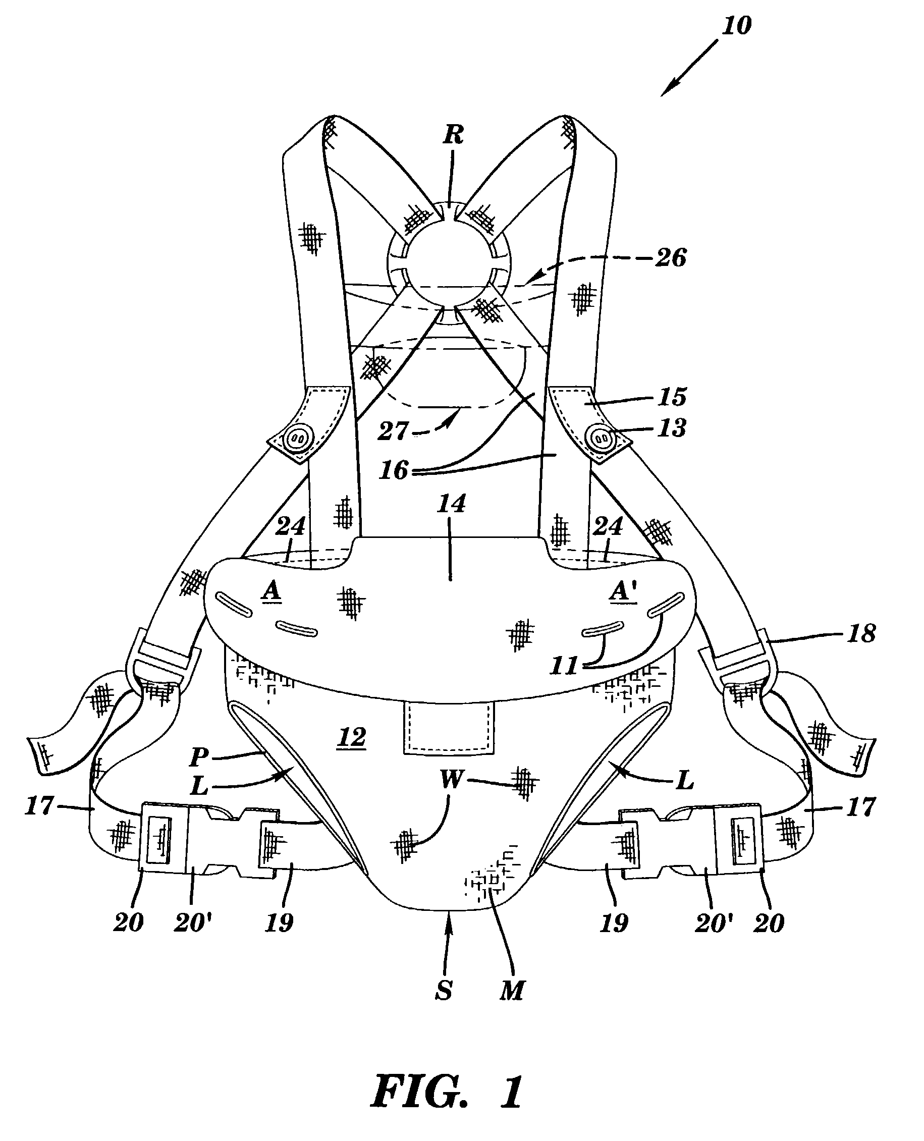 Baby carrier suitable for water immersion