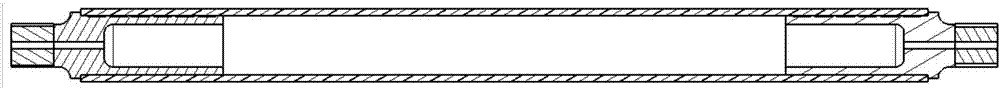 Formula car carbon fiber half shaft bearing large torque and preparation method thereof