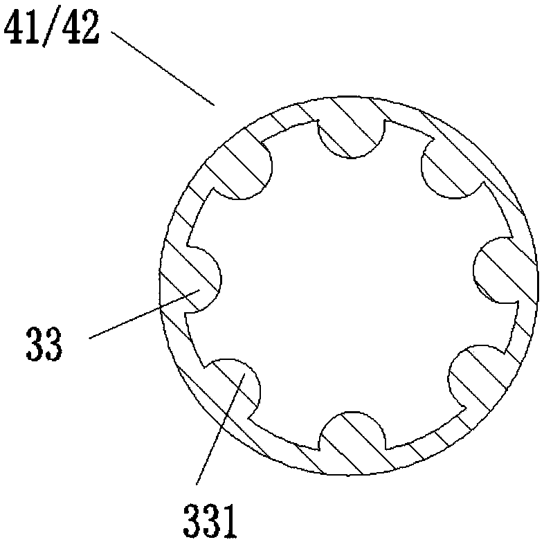 Adjustable absorber head and absorber