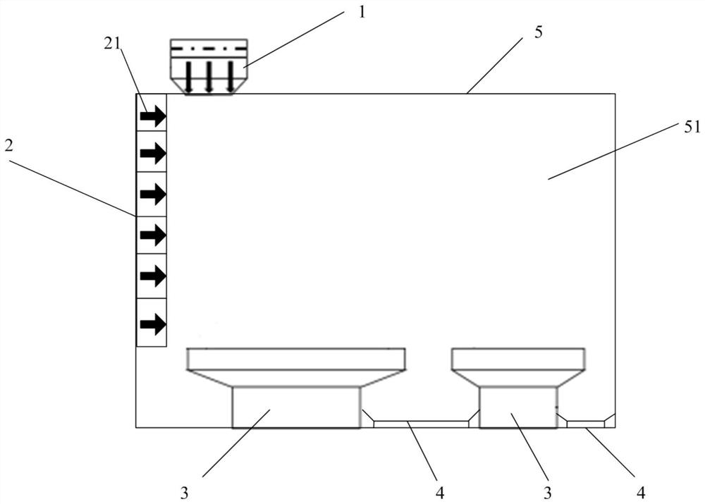 Device and method for separating mixed metal powder after 3D printing of gradient material