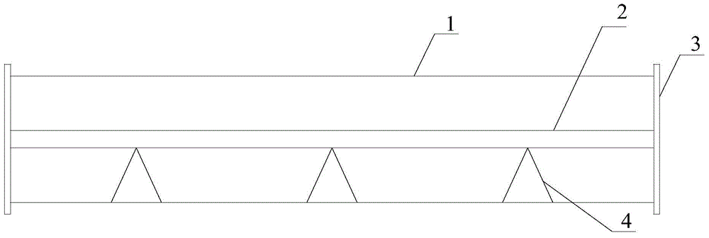 High-voltage wall bushing