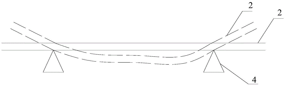 High-voltage wall bushing