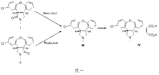 Preparation method of asenapine