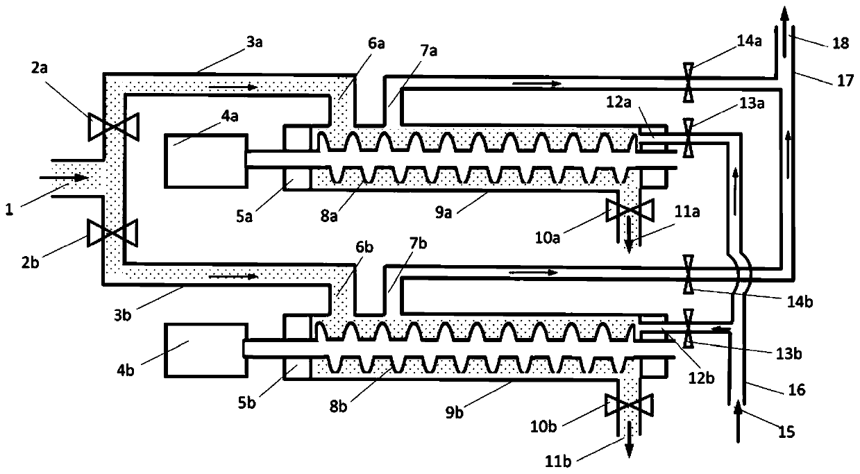 Liquid-solid direct contact steam generator