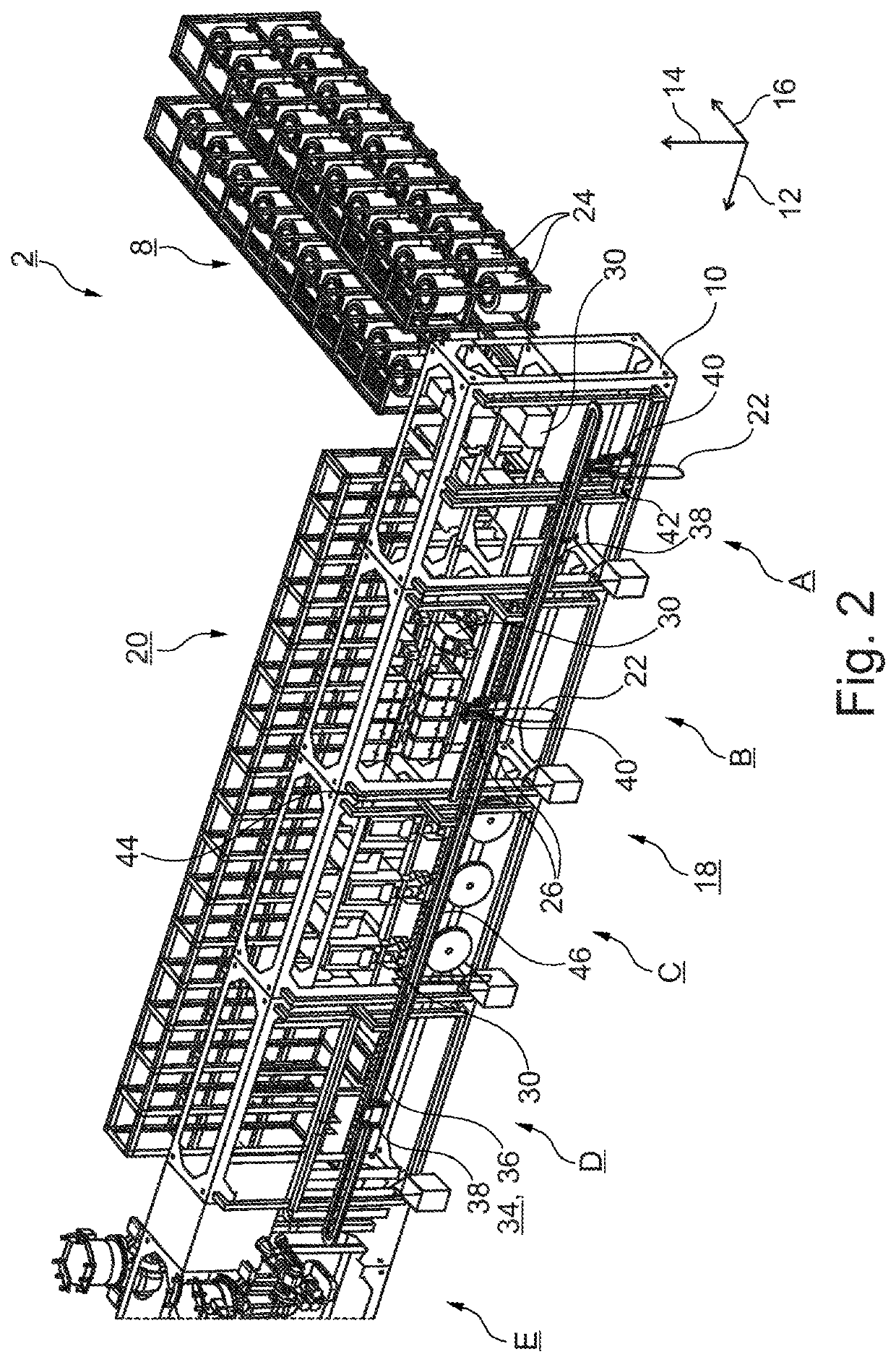 System and method for the automated production of a cable set