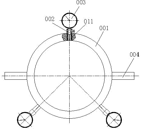 Shaft neck roundness tester