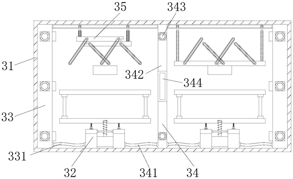 A toilet dressing table with expanded capacity to prevent moisture penetration