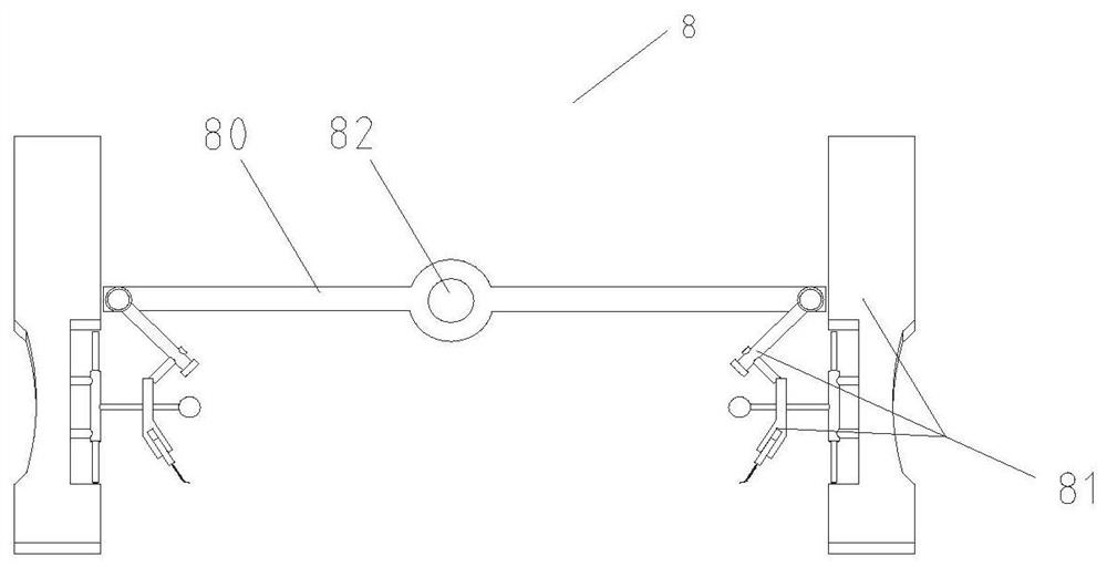 A basement communication opening structure based on waterproof steel plate