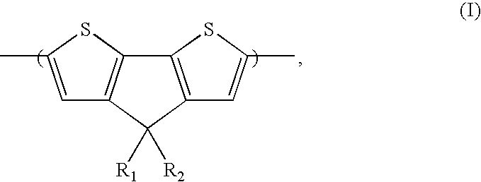 Polymers with low band gaps and high charge mobility